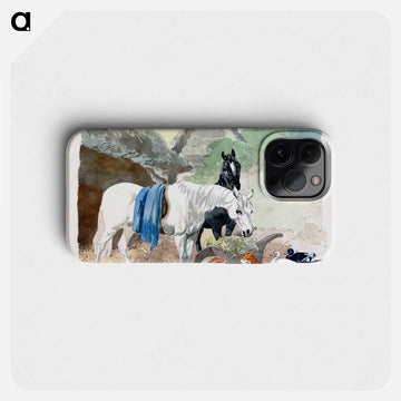 Horses, Goat, and Ducks
 - ジョン フレデリック ヘリング Phone Case.