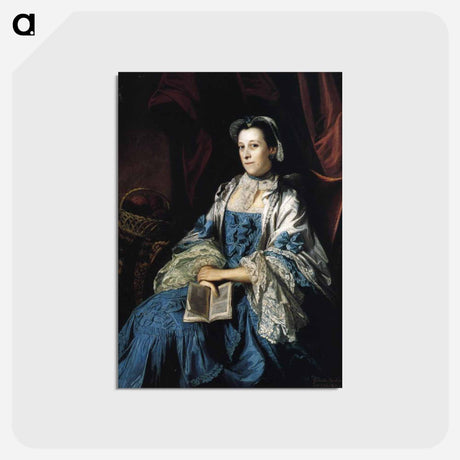 アートポストカード-Gertrude, Duchess of Bedford - ジョシュア レノルズ Postcard.