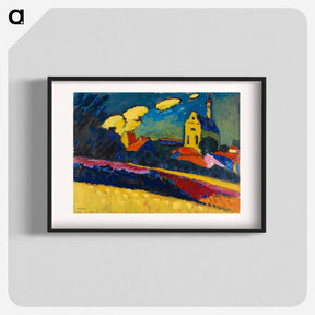 アートポスター-Landscape with Church
 - バーゼル美術館 Poster.