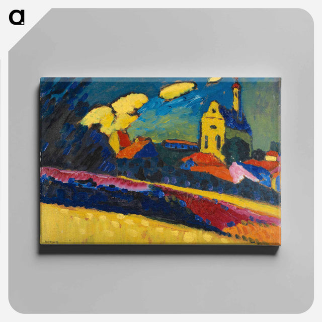 アートパネル-Landscape with Church
 - バーゼル美術館 Canvas.