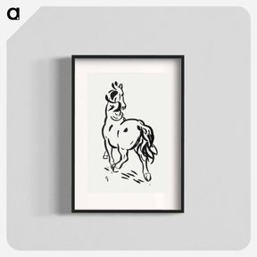 アートポスター-Horse - レオ ヘステル Poster.