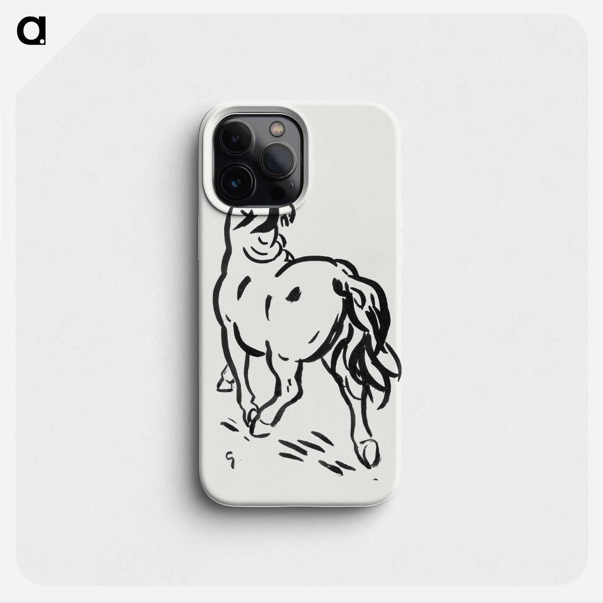 Horse - Leo Gestell Phone Case.