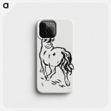 Horse - Leo Gestell Phone Case.