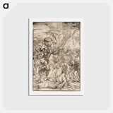 アートポストカード-Kristuksen Vangitseminen
 - ルーカス クラナッハ Postcard.
