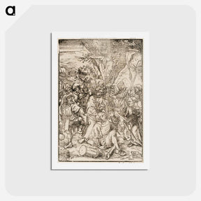 アートポストカード-Kristuksen Vangitseminen
 - ルーカス クラナッハ Postcard.