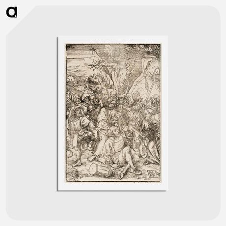 アートポストカード-Kristuksen Vangitseminen
 - ルーカス クラナッハ Postcard.