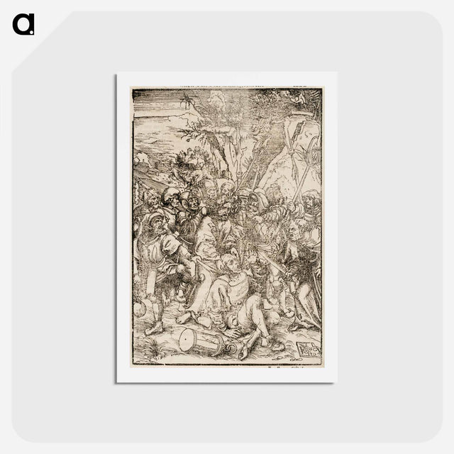 アートポストカード-Kristuksen Vangitseminen
 - ルーカス クラナッハ Postcard.