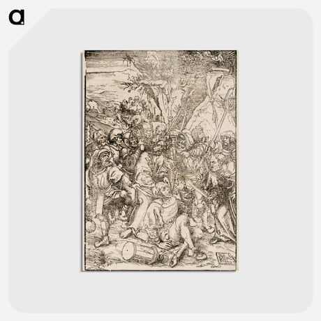 アートポストカード-Kristuksen Vangitseminen
 - ルーカス クラナッハ Postcard.