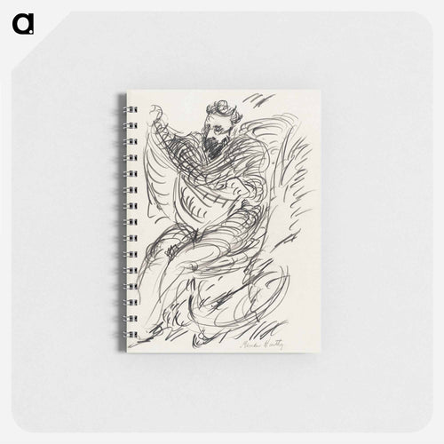 Study of a Seated Man with Beard and Spectacles - Marsden Hartley Memo.