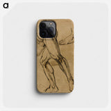 Legs and Feet of Male Nude - Michelangelo Buonarroti Phone Case.