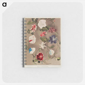 アートメモ帳-Group of Morning Glories - 小川 一正 Memo.