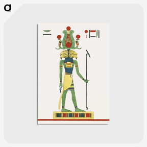 1-26_Pantheon-Egyptien_postcard