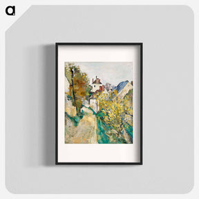 アートポスター-The House of Dr. Gachet in Auvers-sur-Oise - ポール セザンヌ Poster.