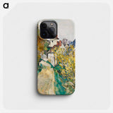 The House of Dr. Gachet in Auvers-sur-Oise - Paul Cezanne Phone Case.