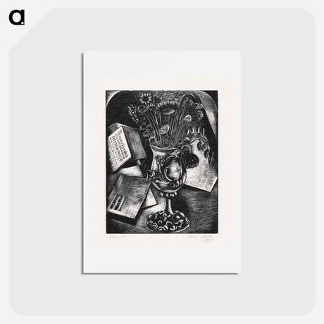 アートポストカード-Bouquet - ポール ナッシュ Postcard.