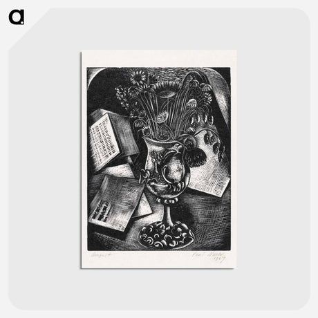 アートポストカード-Bouquet - ポール ナッシュ Postcard.