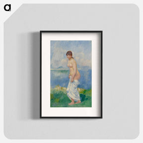アートポスター-Standing Bather - ピエール オーギュスト ルノワール Poster.