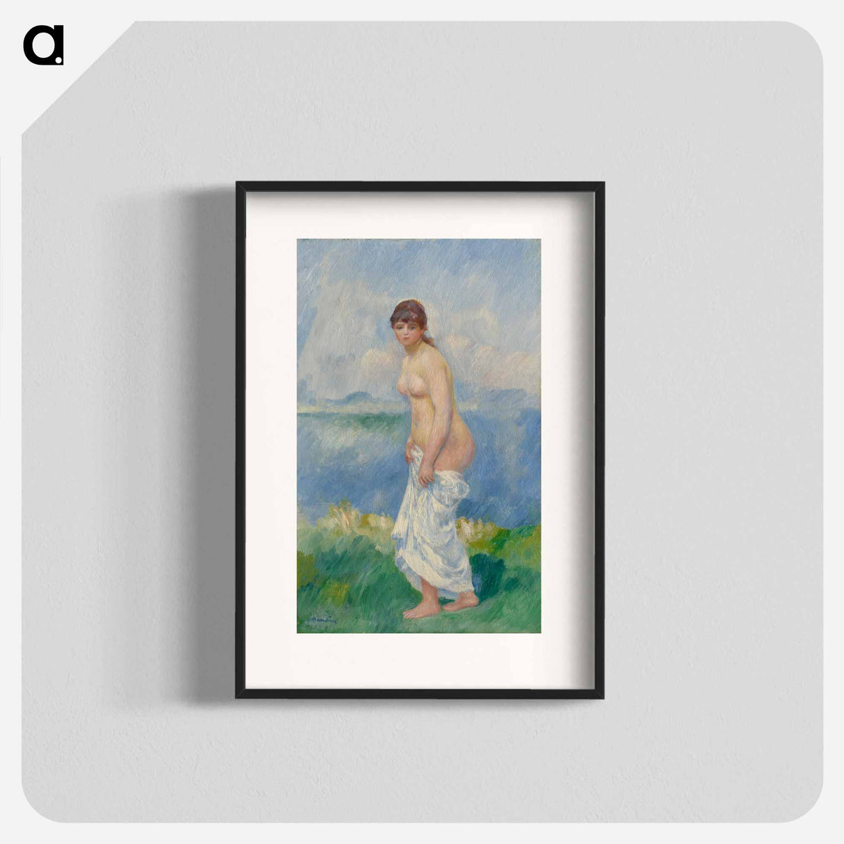 Standing Bather - Pierre-Auguste Renoir Poster.