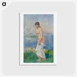 アートポストカード-Standing Bather - ピエール オーギュスト ルノワール Postcard.