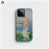 Standing Bather - Pierre Auguste Renoir Phone Case.