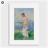 Standing Bather - Pierre-Auguste Renoir Poster.