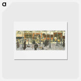 アートポストカード-Boulevard
 - ピエール ボナール Postcard.