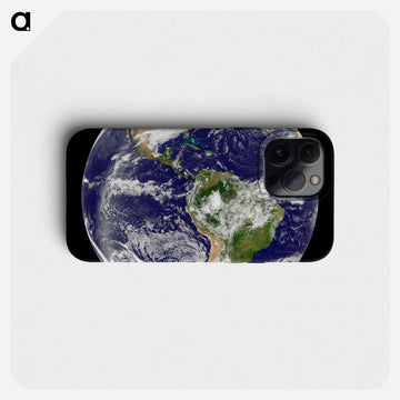 Arctic Blanket Over the U.S.
 - 地球 Phone Case.