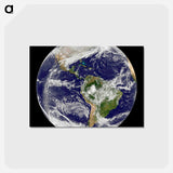 アートポストカード-Arctic Blanket Over the U.S.
 - 地球 Postcard.