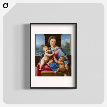 The Garvagh Madonna - ラファエロ サンティ Poster.