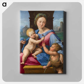 アートパネル-The Garvagh Madonna - ラファエロ サンティ Canvas.