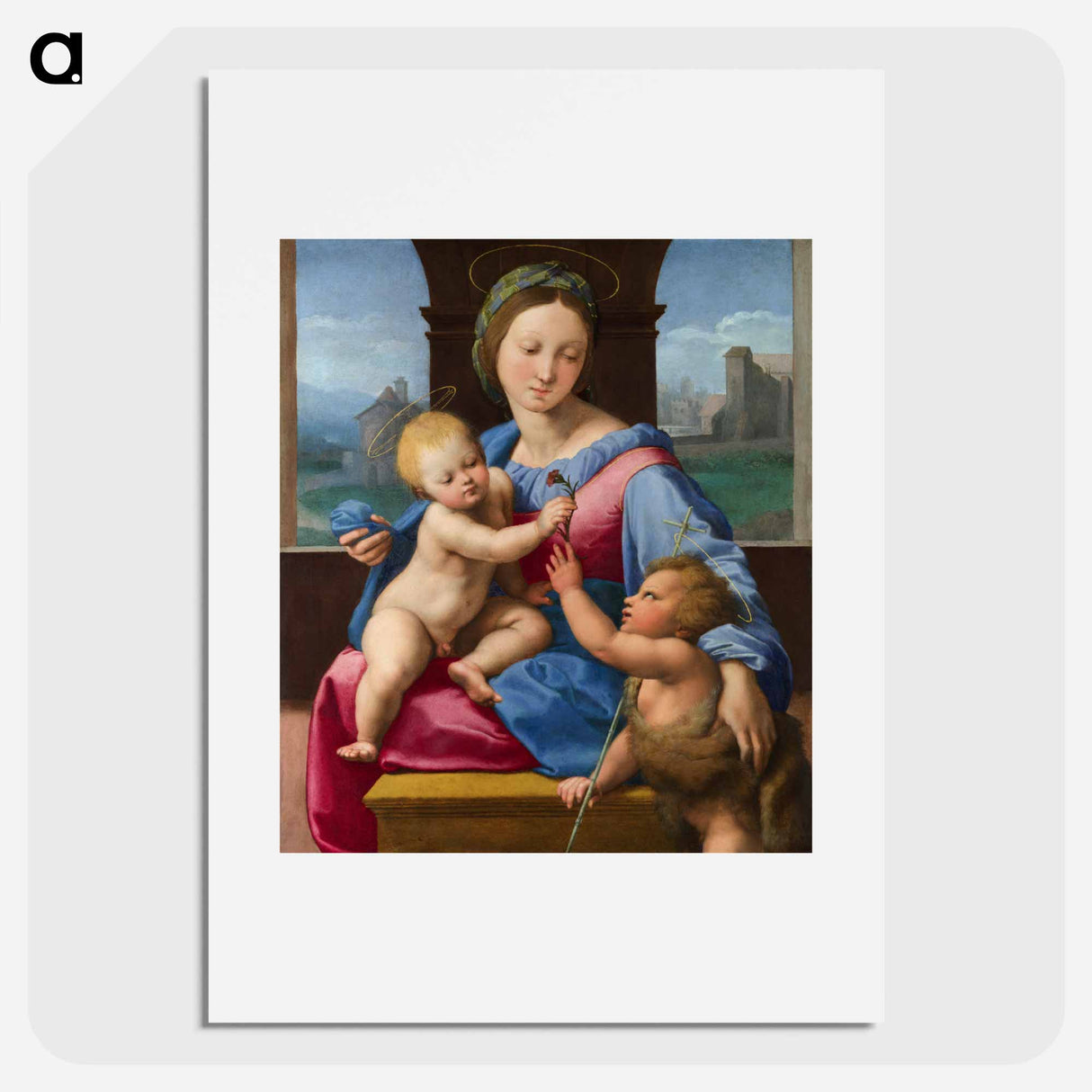 The Small Cowper Madonna - Raffaello Santi Poster.