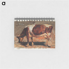アートメモ帳-Study of a Grazing Cow - サミュエル コールマン Memo.
