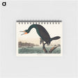 アートメモ帳-Florida Cormorant from Birds of America
 - アメリカの鳥たち Memo.