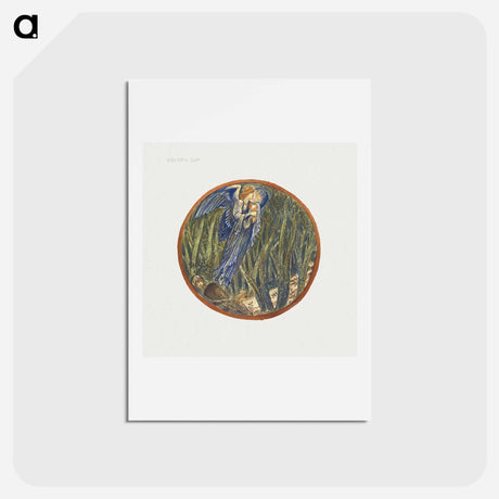 アートポストカード-Golden Cup from The Flower Book
 - フラワーブック Postcard.