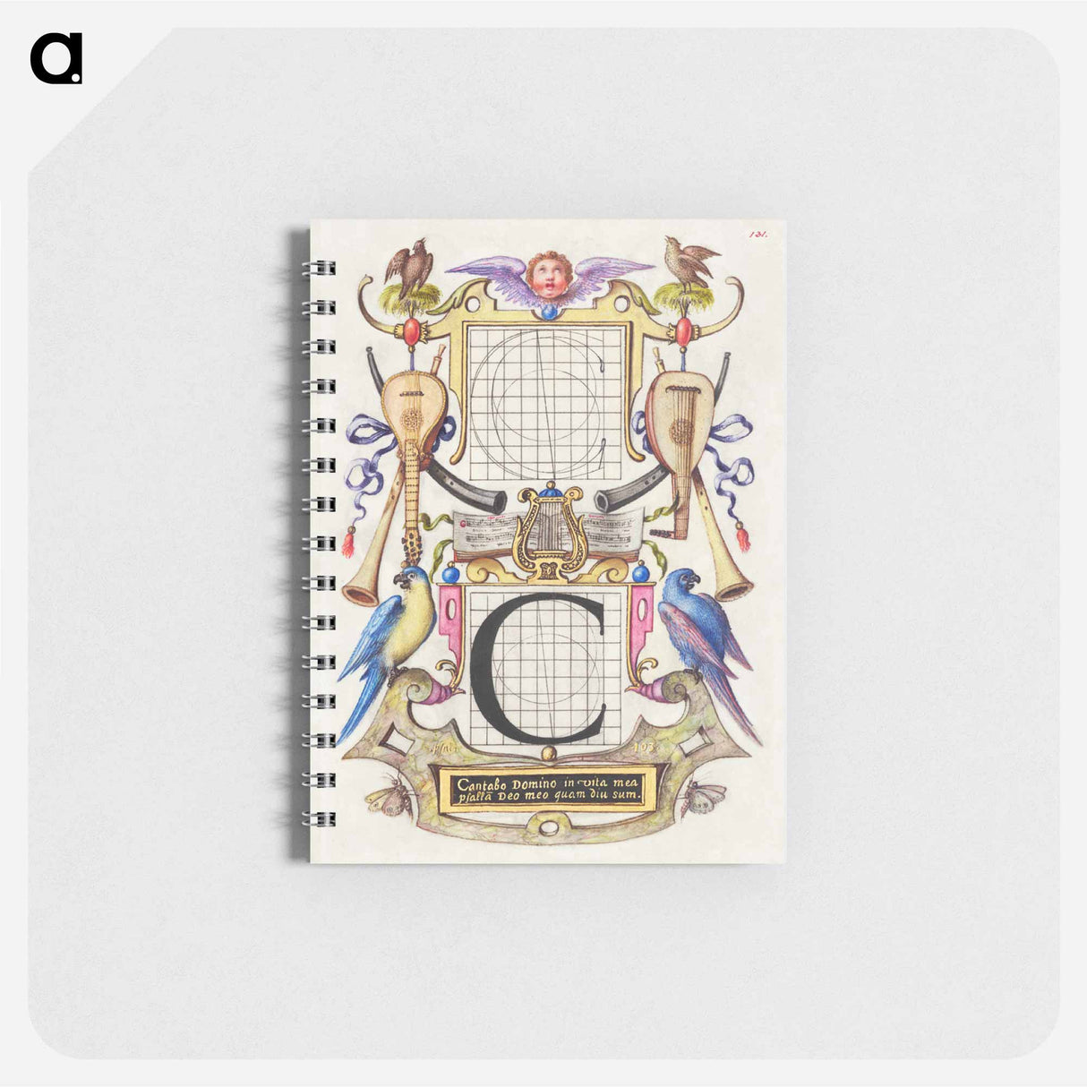 アートメモ帳-Guide for Constructing the Letter C from Mira Calligraphiae Monumenta
 - 書道のお手本 Memo.