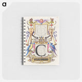 アートメモ帳-Guide for Constructing the Letter C from Mira Calligraphiae Monumenta
 - 書道のお手本 Memo.