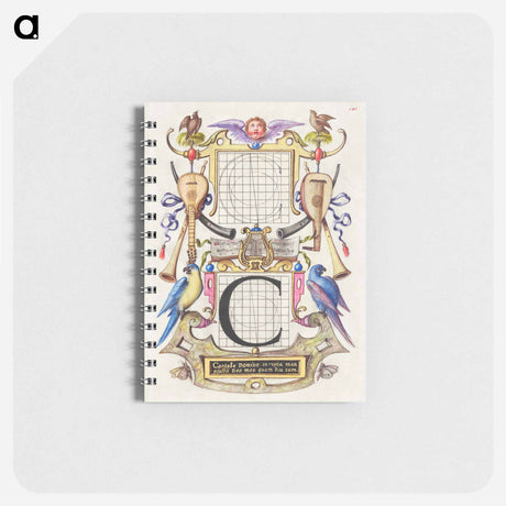 アートメモ帳-Guide for Constructing the Letter C from Mira Calligraphiae Monumenta
 - 書道のお手本 Memo.