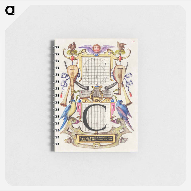 アートメモ帳-Guide for Constructing the Letter C from Mira Calligraphiae Monumenta
 - 書道のお手本 Memo.