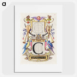 アートポスター-Guide for Constructing the Letter C from Mira Calligraphiae Monumenta
 - 書道のお手本 Poster.