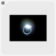 アートポストカード-Total Solar Eclipse
 - ムーン Postcard.