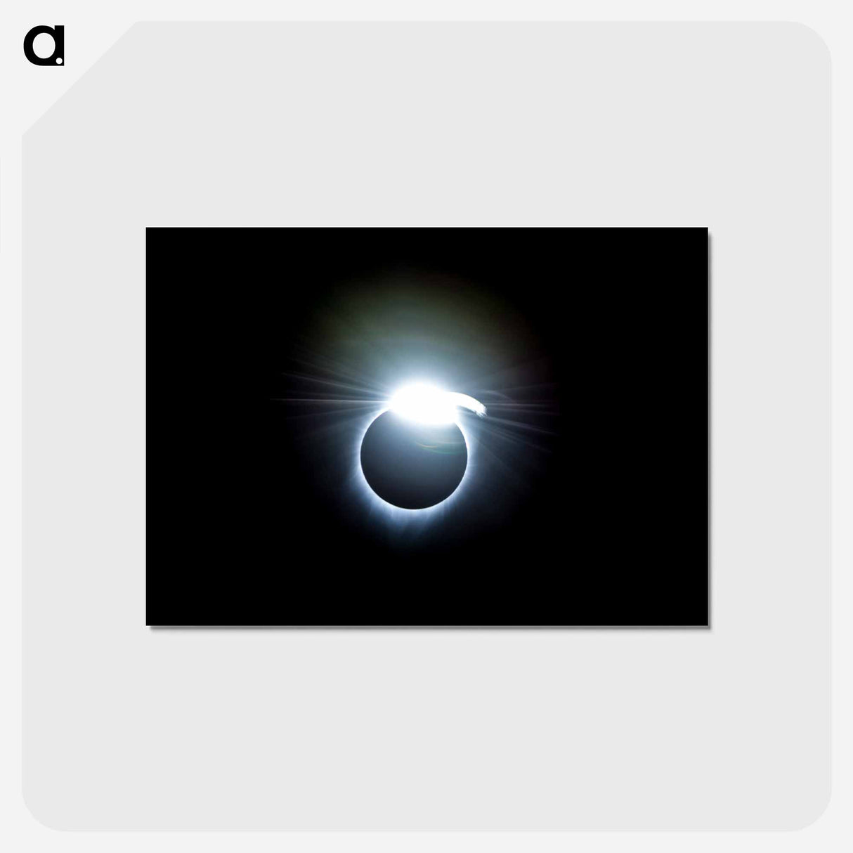 アートポストカード-Total Solar Eclipse
 - ムーン Postcard.