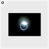 アートポストカード-Total Solar Eclipse
 - ムーン Postcard.