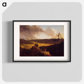 アートポスター-View of L`Esperance on the Schoharie River - トーマス コール Poster.