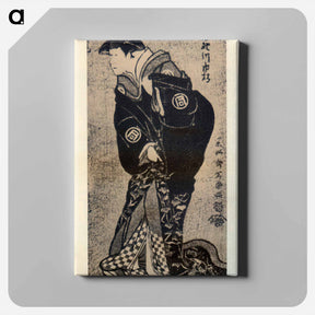 アートパネル-Sanokawa Ichimatsu III as Sekinoto, wife of Fuwa Benzaemon - 東洲斎 写楽 Canvas.