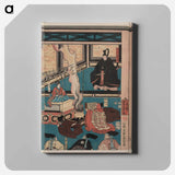 Hyōgo chikutō hitobashira no zu - 歌川よしかず Canvas.