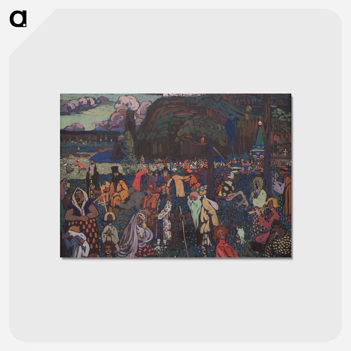 Colorful Life - ワシリー カンディンスキー Postcard.