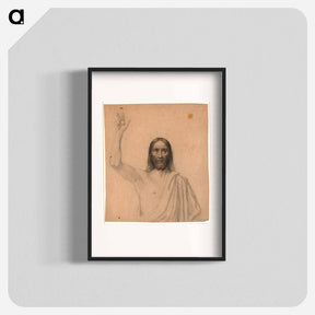 アートポスター-Blessed Christ - ヴィルヘルム マーストランド Poster.