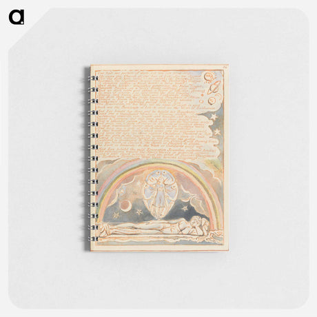 アートメモ帳-Jerusalem, Plate 14, "One hair nor particle of dust...." - ウィリアム ブレイク Memo.