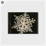 アートポストカード-Wilson Bentley Photomicrograph of Stellar Snowflake No. 1093 - ウィルソン ベントレー Postcard.