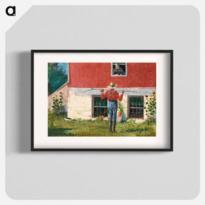 アートポスター-In the Garden - ウィンスロー ホーマー Poster.